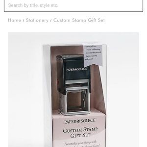 Paper source custom stamp gift set